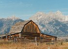 barn  Teton Mountains near Jackson